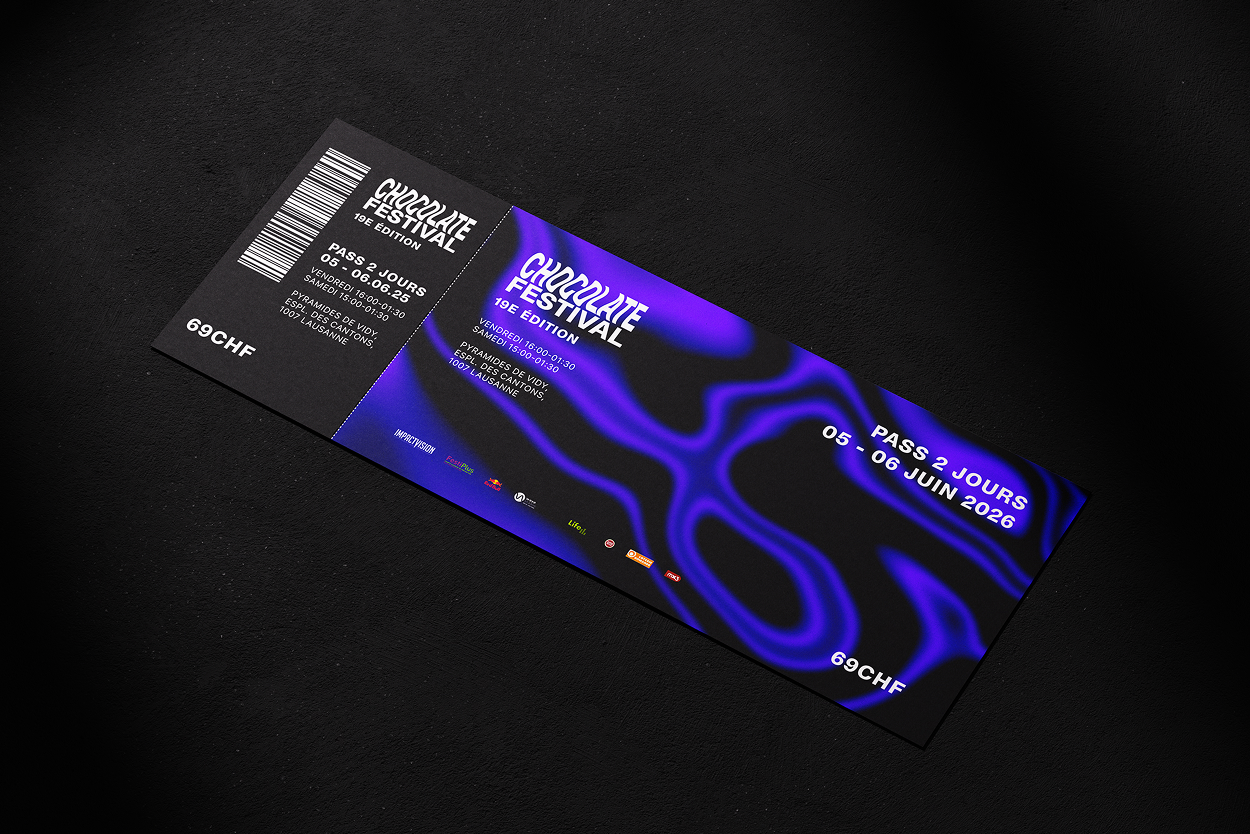 Image ticket chocolate festival