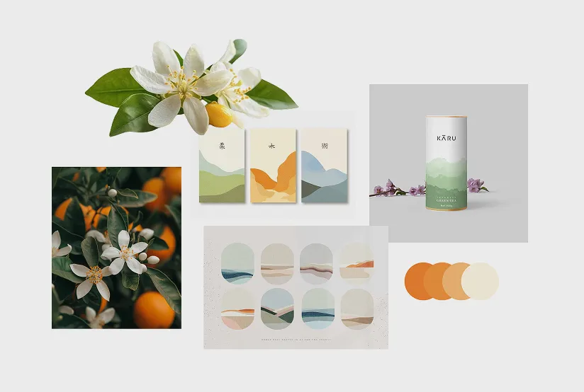 Image du projet marketing les tisanes de lucie moodboard